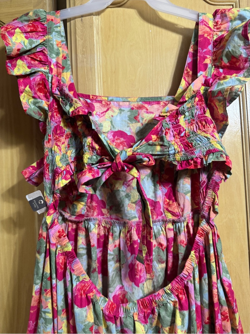 Floral Ruffle Sundress - Pink Multi - Picture 4 of 4